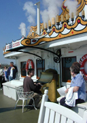 Gingerbread and console on the Steamer Delta Queen